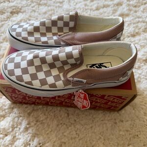 Vans women size 5 Slip-On Checkerboard Sneakers - Etherea